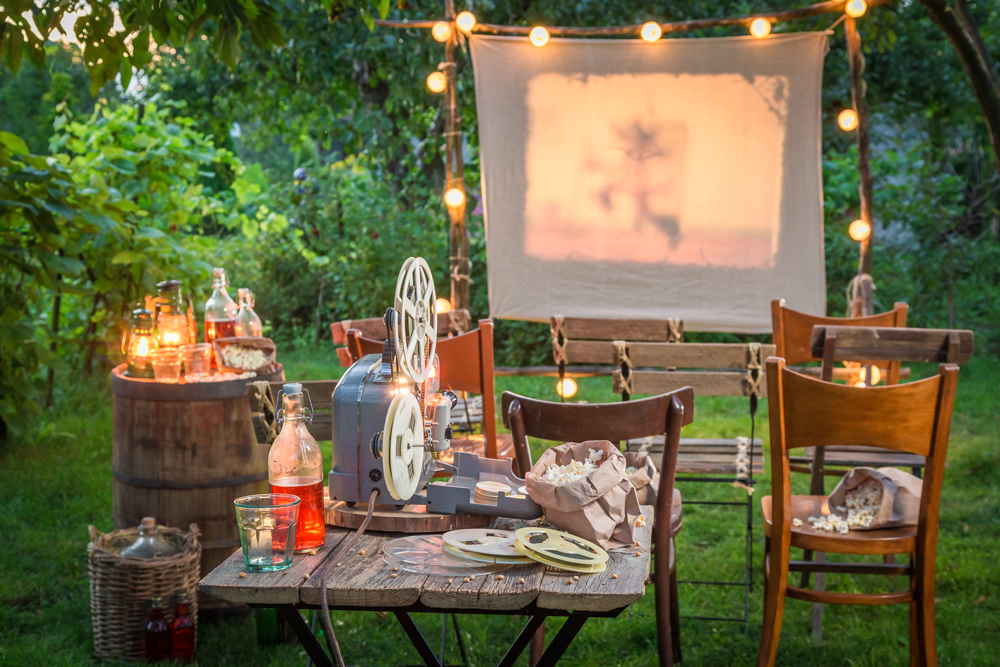 How to host a backyard movie night