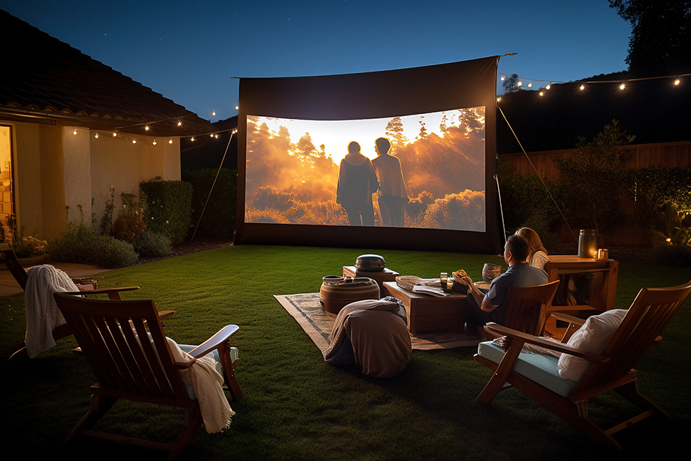 How to DIY an outdoor movie night